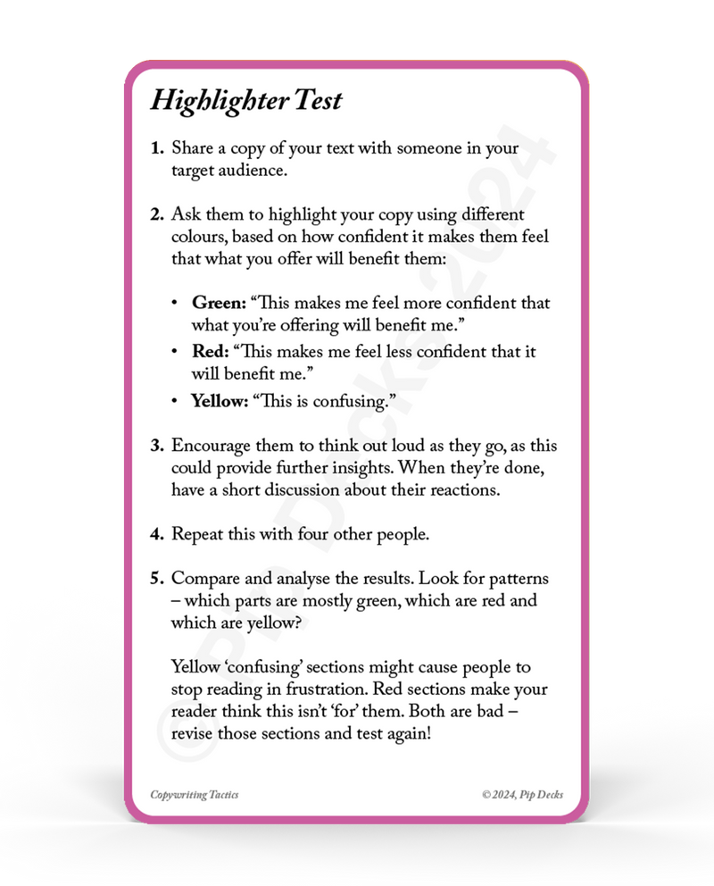 Preload Copywriting Tactics