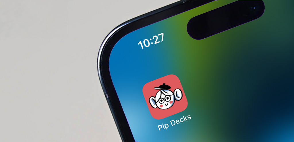 How to save the Pip Decks web app to your device