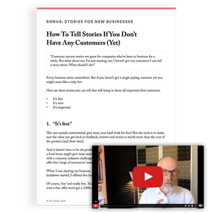 How to Craft Stories Without Customers