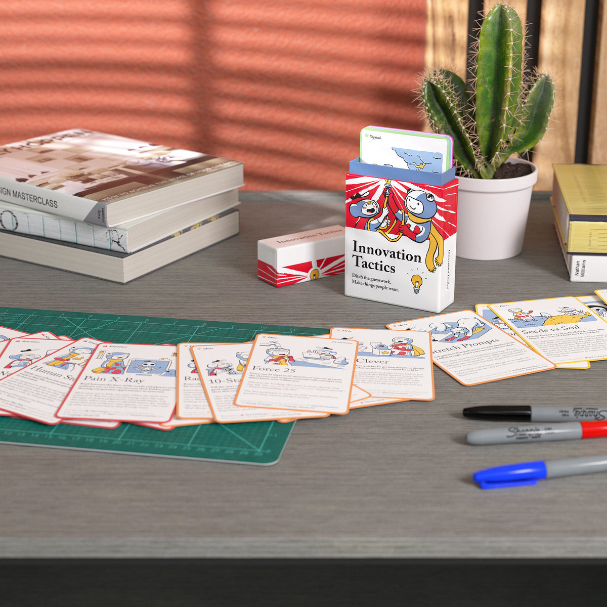 Pip Decks Innovation Tactics Card Deck - Business Strategy & Product Design Tool