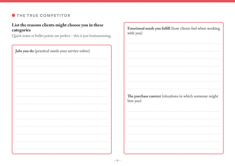 Standout Strategy Workbook
